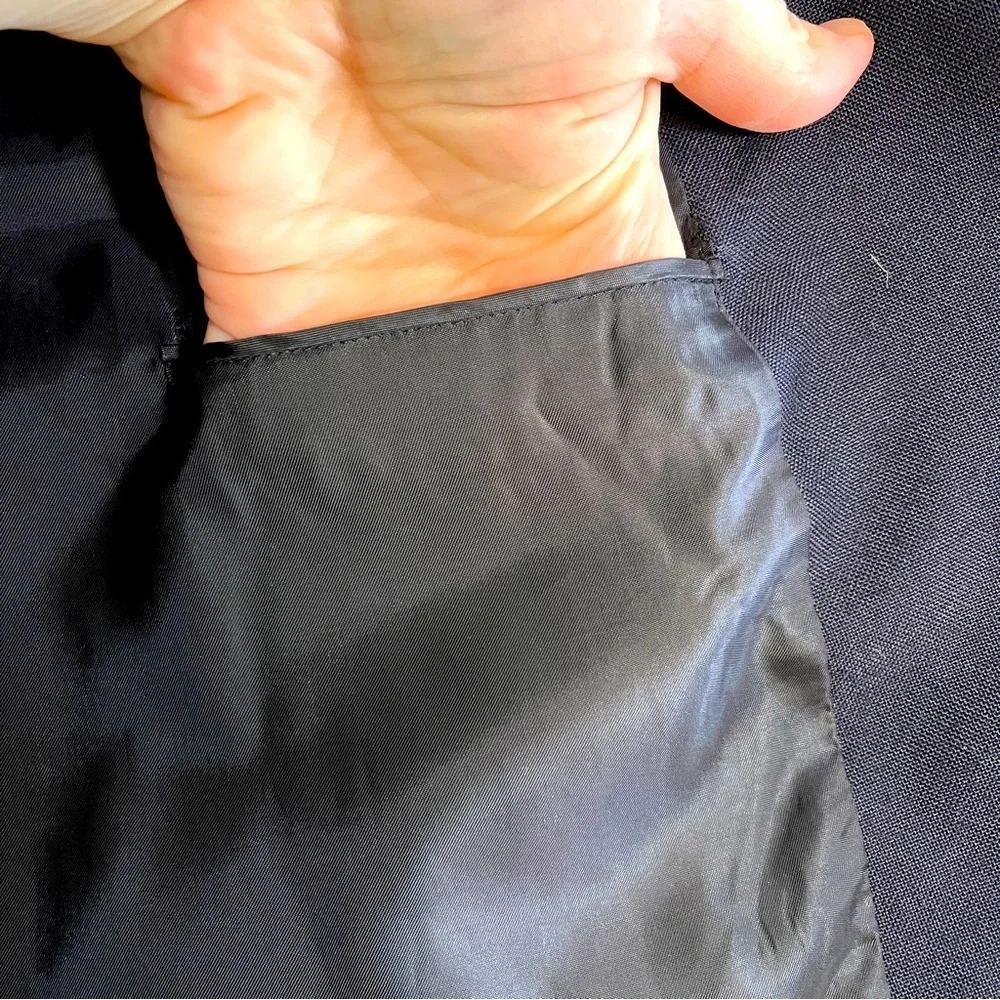 Custom Made Men’s Suit Jacket from Seoul, Korea Navy - Picture 11 of 16